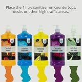 Palm Safe Rhubarb and Plum Hand Sanitiser 1 Litre Pump Bottle view 6