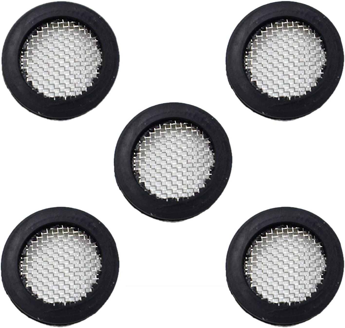 159A 5 Pcs 24mm x 40mm x 6mm ORing Hose Gasket Silicone Washer