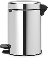 Brabantia NewIcon Pedal Bin 3 L Brilliant Steel Soft Closure view 3