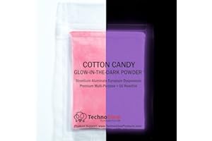 Techno Glow Cotton Candy Pink Glow in the Dark & UV Powder (30 g)