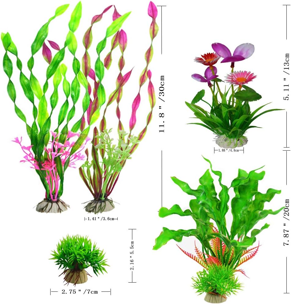 Aquatic Plants Artificial Fish Tank Decorations Plastic Hydroponic Plants Simulate Plants And Aquarium Landscape Vividly Set Of 7 Plastic Plants Aquarium Decor World Famous Sale Online Www Klevering Com