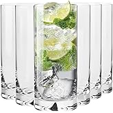 Krosno Water Juice Drinking Glasses, Set of 6, 10 oz, Mixology Collection, Ideal for Everyday Use, Cold Drinks Glasses, Dishwasher Safe, Made in Europe