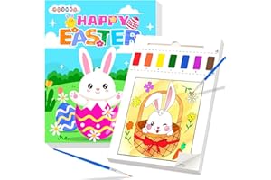 AGGKKY Paint with Water Coloring Books for Kids Toddlers 1-3 Mess Free Watercolor Painting Book Kits Arts and Crafts for Kids 2-4 4-6 Travel Activities Birthday Christmas Stocking Stuffers Toy Gift (Easter)