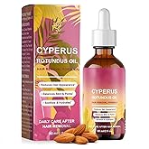 Cyperus Rotundus Oil for Hair Removal, Natural Hair Growth Inhibitor, Slows & Reduces Body Hair Regrowth, Soothes Skin, Organic Formula, Non-Irritating, Effective & Gentle,60ml