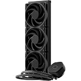 CoolerMaster MasterLiquid Atmos II Stealth 360 "MasterLiquid Atmos II Stealth Series 360mm Water Cooling CPU Cooler [MLX-D36M-A24DK-R1]