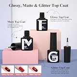 Phoenixy Gel Nail Kit 24 Colours with 48W Lamp Manicure Tools Top Coat Base Coat view 4