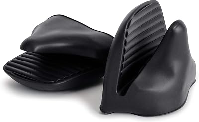 Ninja Heat Resistant Silicone Mitts 2-Piece Black 6.5 & 8 Qt Official Accessory