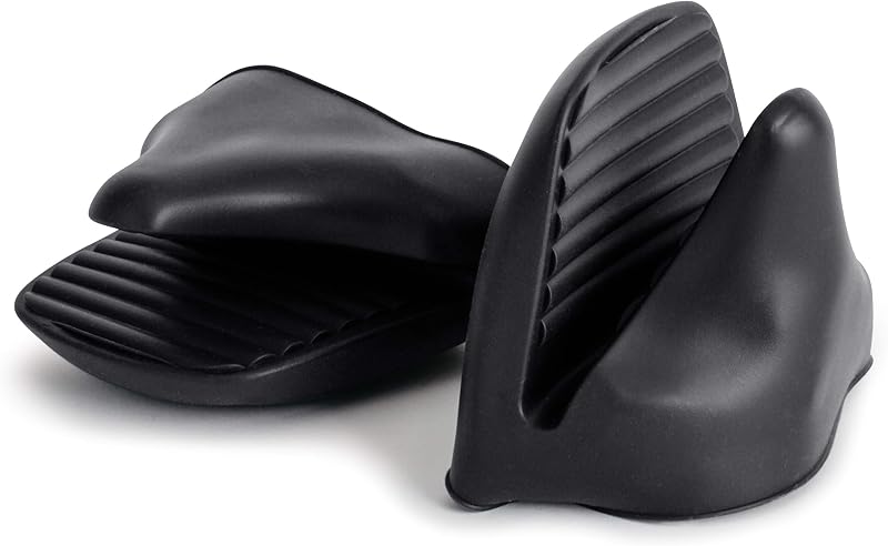 Ninja Heat Resistant Silicone Mitts 2-Piece Black 6.5 & 8 Qt Official Accessory