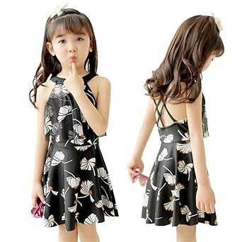 Amazon Co Jp Tenflow 子ども水着 女の子用水着 キッズスクール水着