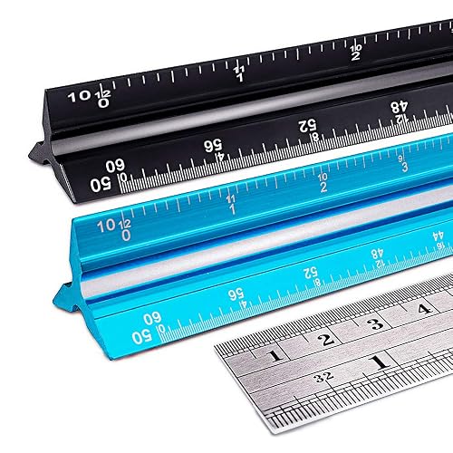 Architectural Scale Ruler, Number-one 12 Inch Engineer Scale Ruler Set ...