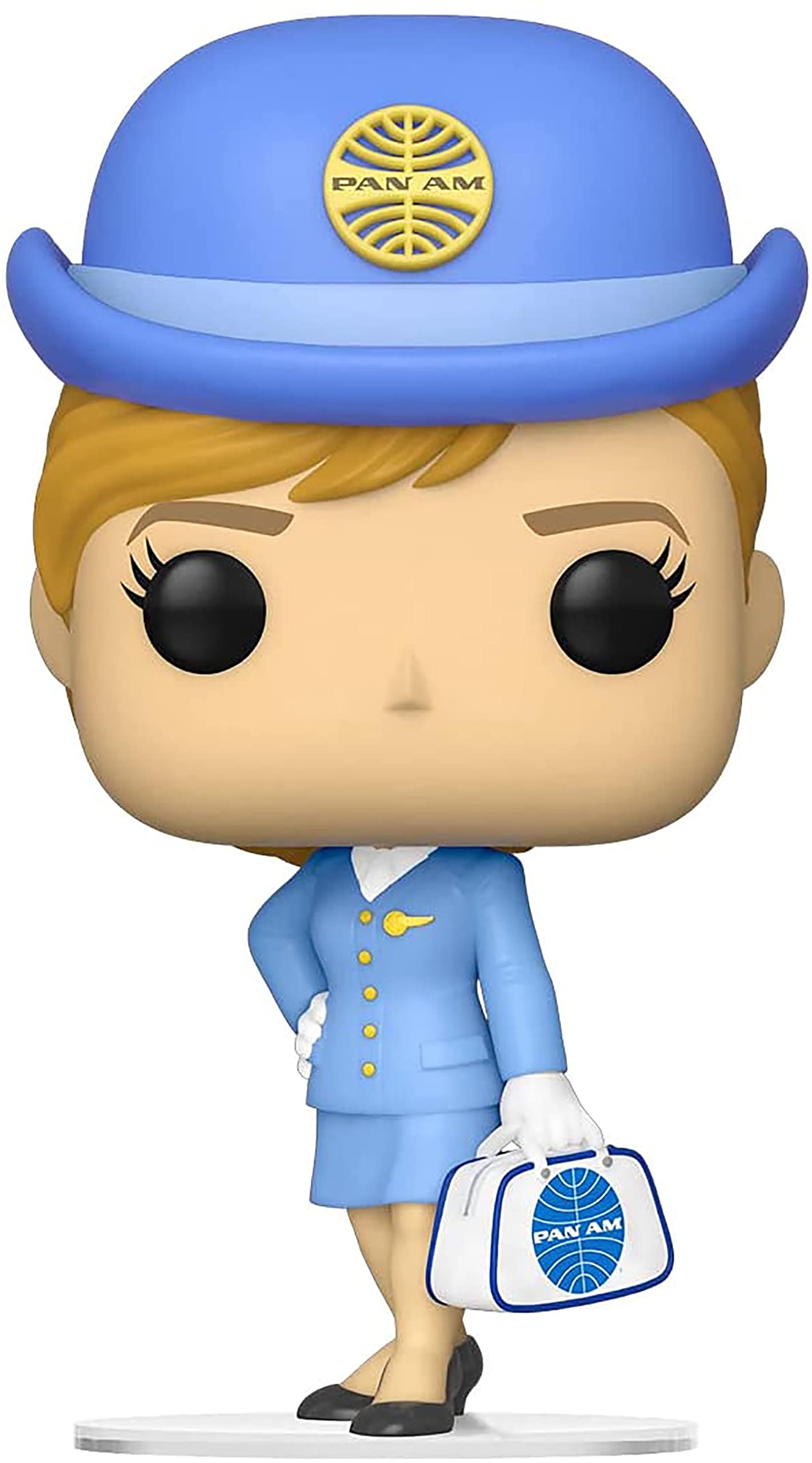 Funko POP! Ad Icons: Pan Am Stewardess Am - Stewardess1 - White Bag - Pan-Am - Collectable Vinyl Figure - Gift Idea - Official Merchandise - Toys for Kids & Adults - Ad Icons Fans