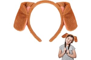 HOYDATE Dalmatian Headband with Dog Ears Costume Dog Ears Headband Cartoon Hair Hoop Headband Hair Accessories