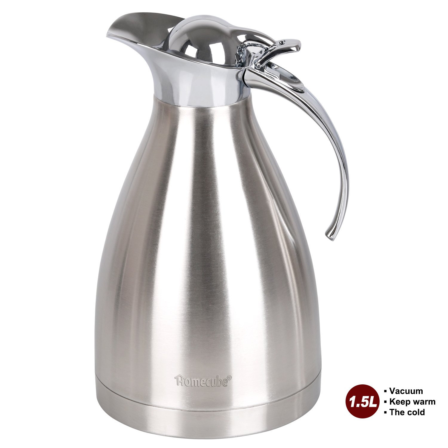 Thermoskanne, Homecube Edelstahl Isolierkanne, Thermo Jug, Kaffekanne, Teekanne, Isoflasche ...