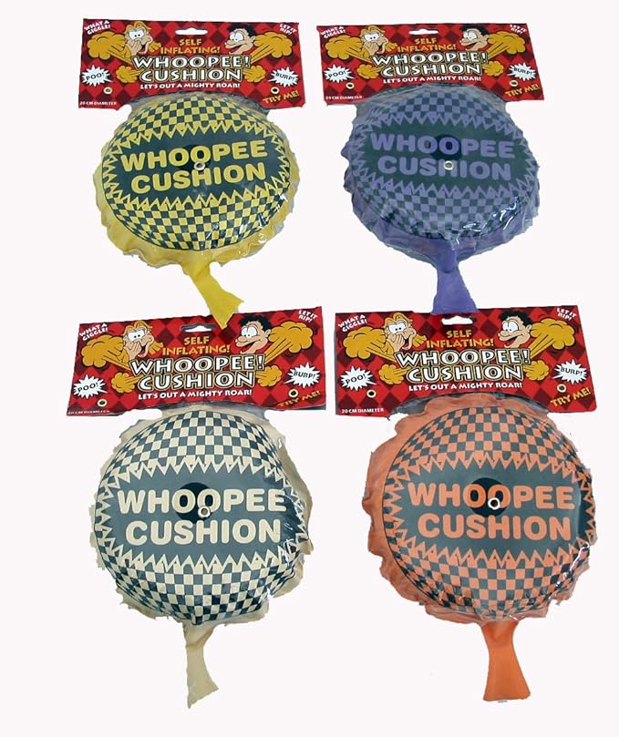 Self Inflating Whoopee Cushion, 1 Piece Multi Amazon.co.uk Toys & Games