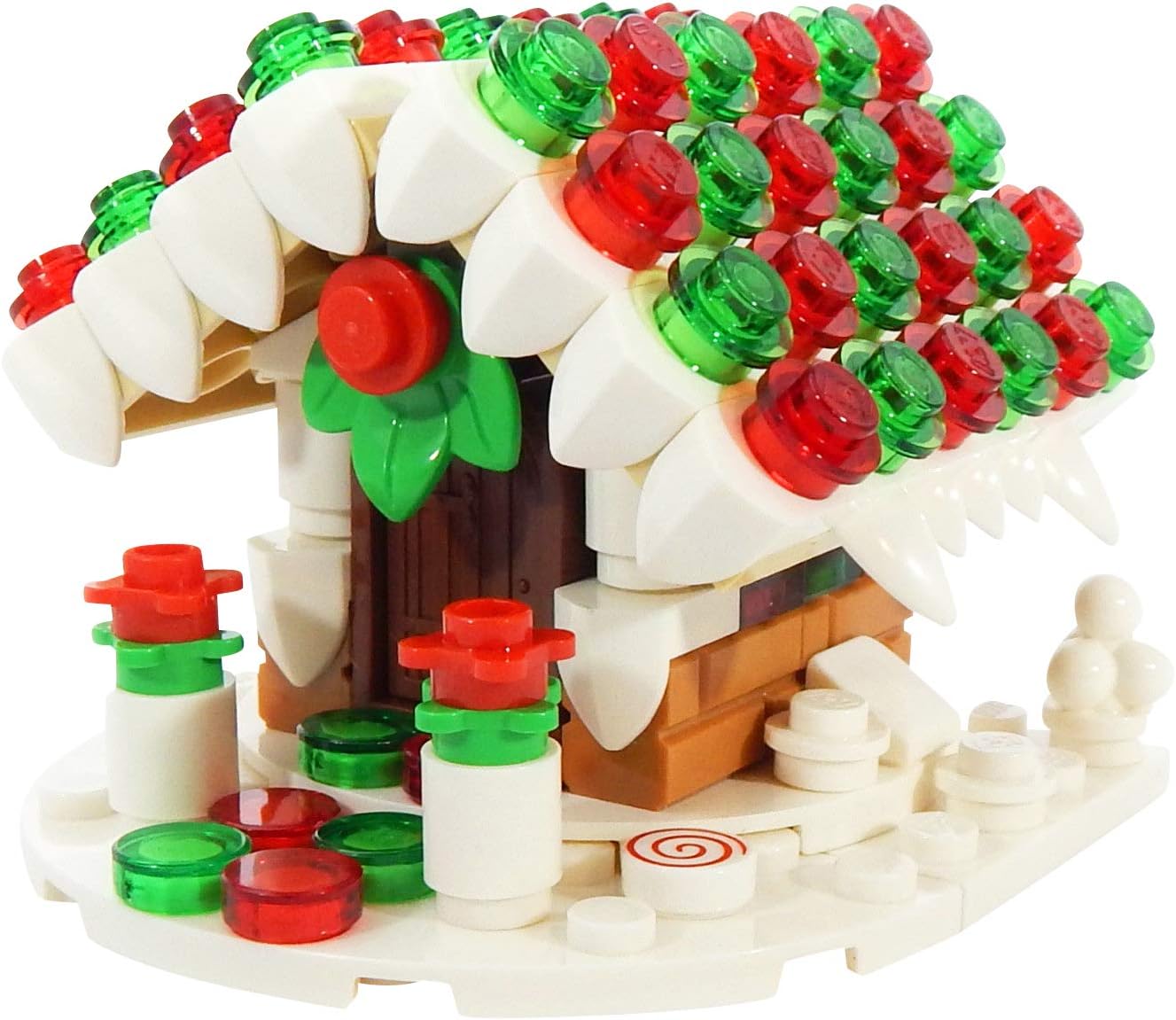 lego mini gingerbread house