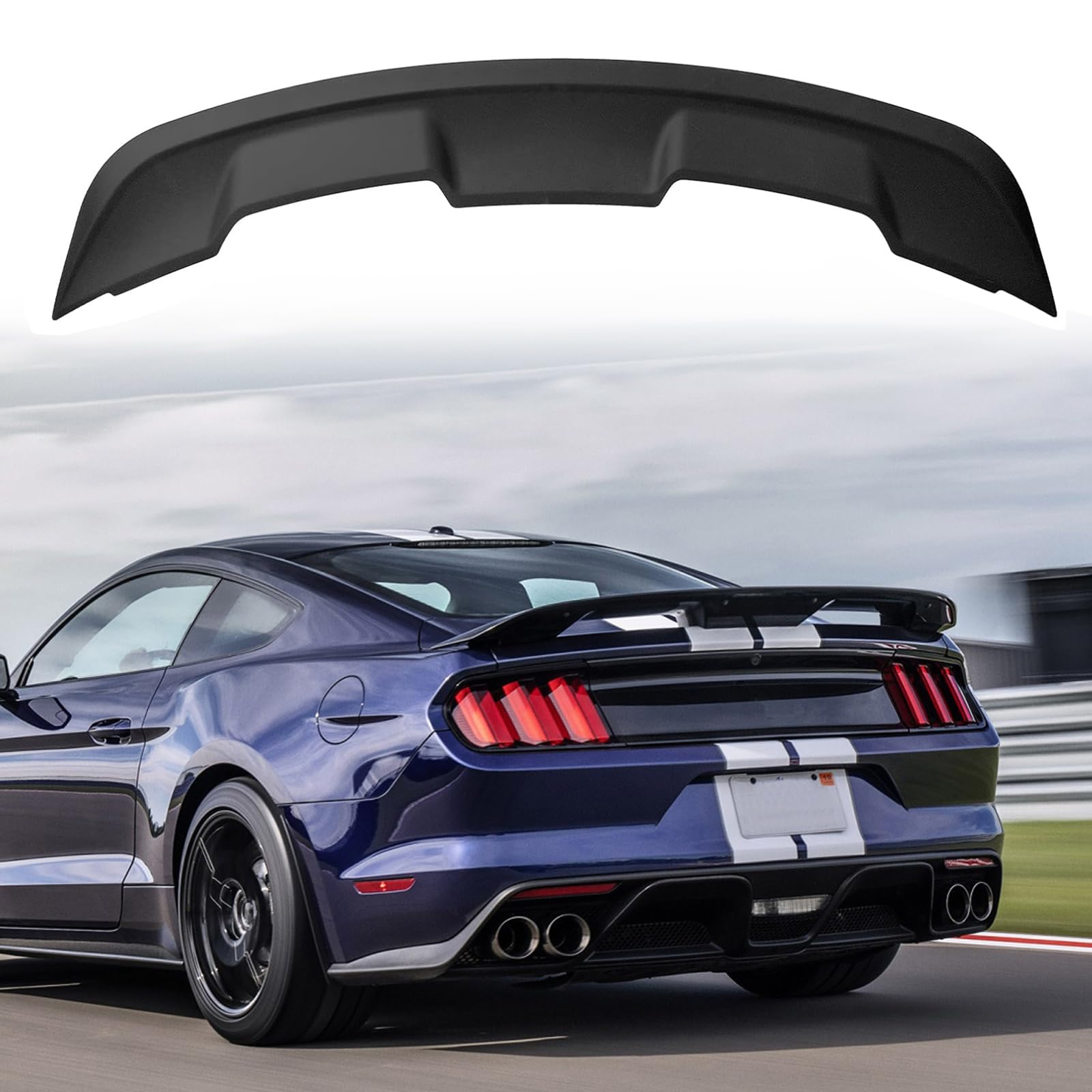 Photo 1 of AAriguthel Rear Spoiler Wing Compatible with 2015-2022 2 Door Mustang Shelby GT350 GT502 Style Coupe Wing Mustang Spoiler