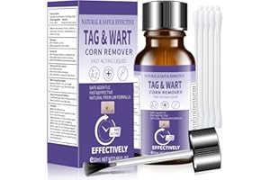 ANTIXYL 1Pcs Liquid Skin Tag Removal Kit, Wart Corn Remover, Fast-Acting Wart Remover Freeze Off, 8% Salicylic Acid Wart Removal for PlantarWart, GenitalWart, CommonWart, FlatWart, Callus 0.68 Fl Oz