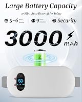 BouZaFoFa Heat Pad for Period Pain Relief, 6 Modes, 3000mAh, USB Wireless Belt view 6