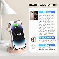 3 in 1 Charging Station for iPhone, Wireless