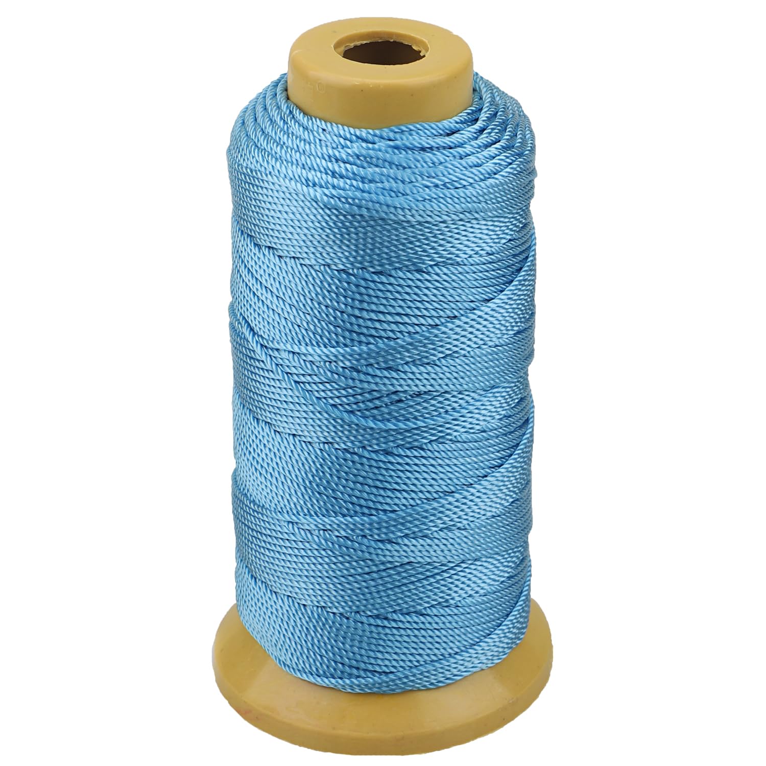 328 Feet Twisted Nylon Twine String Cord for Gardening Marking DIY Projects Crafting Masonry (Light Blue, 1.5mm-328 feet)