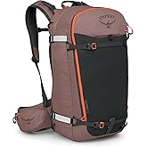 Osprey Sopris 32L Ski and Snowboard Backpack - Avalanche Gear Carry - Lightweight Backcountry Backpack for Women - Ski & Snowboard Carry - Made with 100% Recycled Nylon, Magma Brown