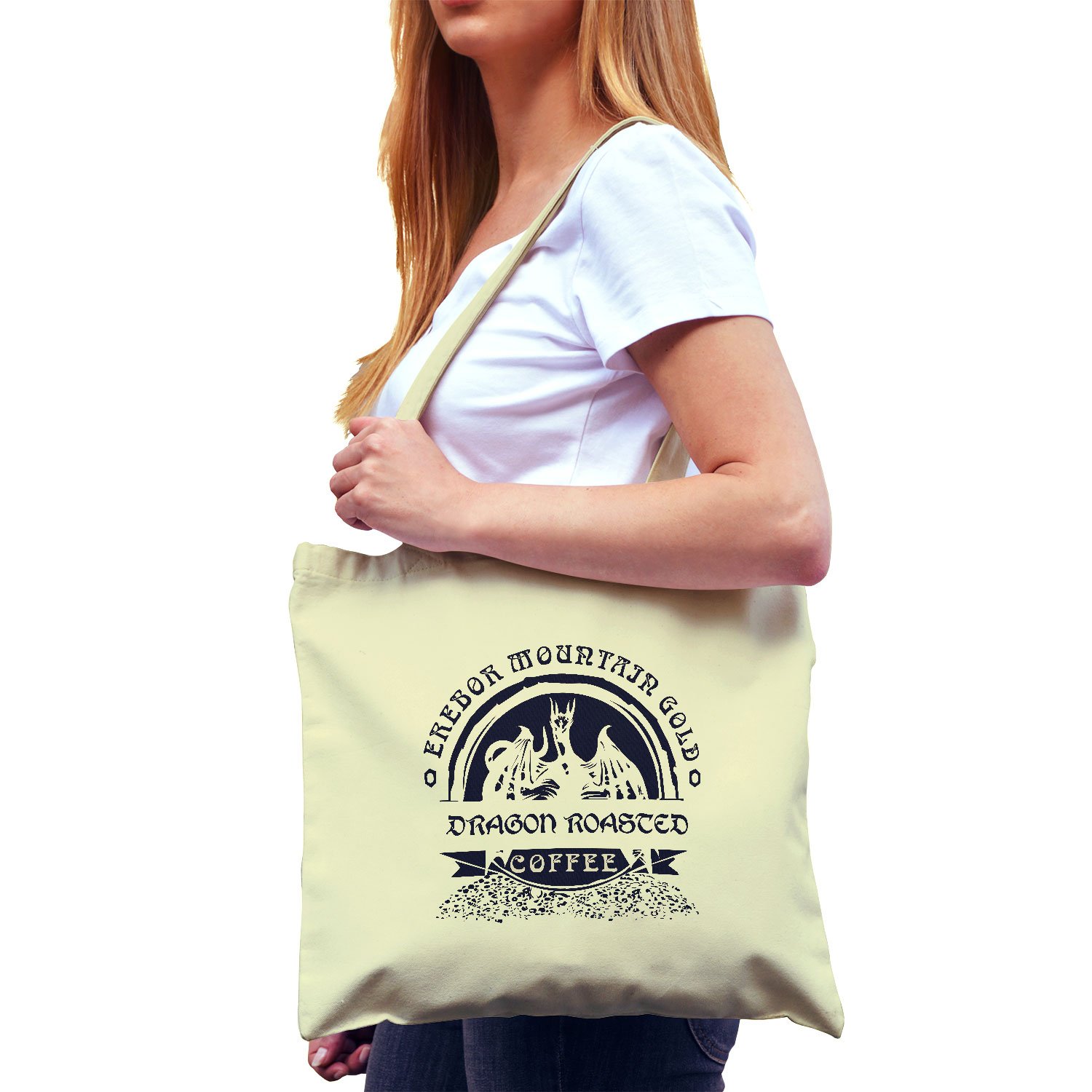 Nerdo VEND-37333 Unisex Adult Fabric Bag, Natural, 38 cm x 42 cm