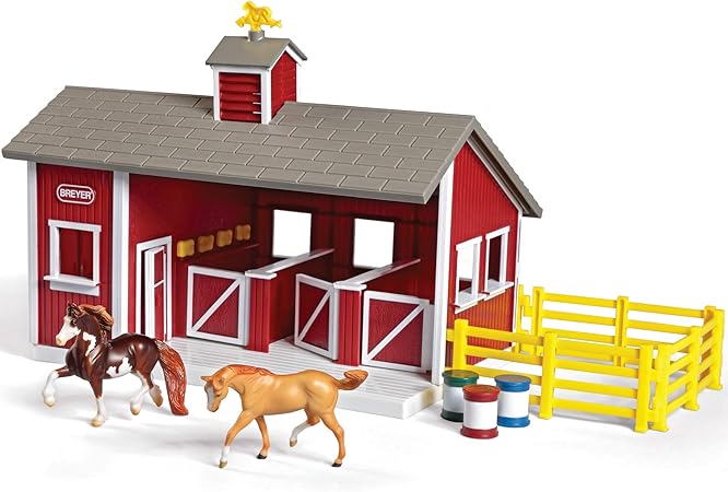 horse stable set