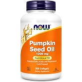 Now Supplements, Pumpkin Seed Oil 1000 mg, Cold Pressed, 300 Softgels | Essential Fatty Acids, Supports Prostate Health*, Supports Healthy Blood Pressure*, Cold Pressed, Non-GMO, Kosher