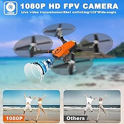 ORKNELY 1080P WiFi FPV Quadcopter Drone with Camera