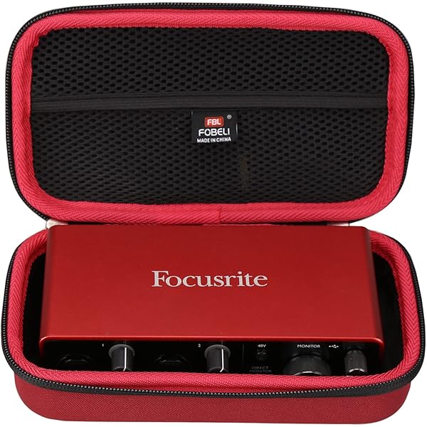 Focusrite Scarlett Solo (3rd Gen) 専用ケース付 Amazon.com: LTGEM EVA Hard Case for Focusrite Scarlett Solo