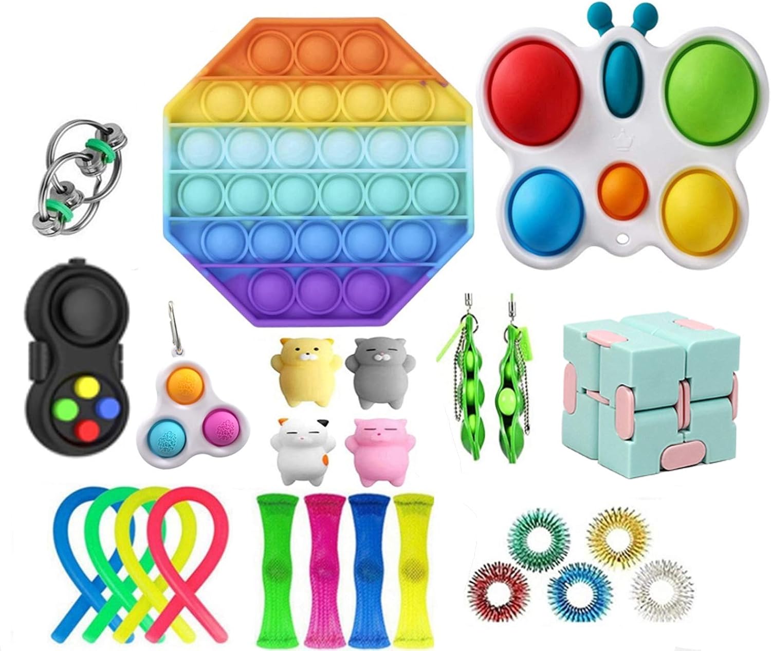 Fidget Toys Pack, juguete para inquietos, juguete sensorial, bolas de