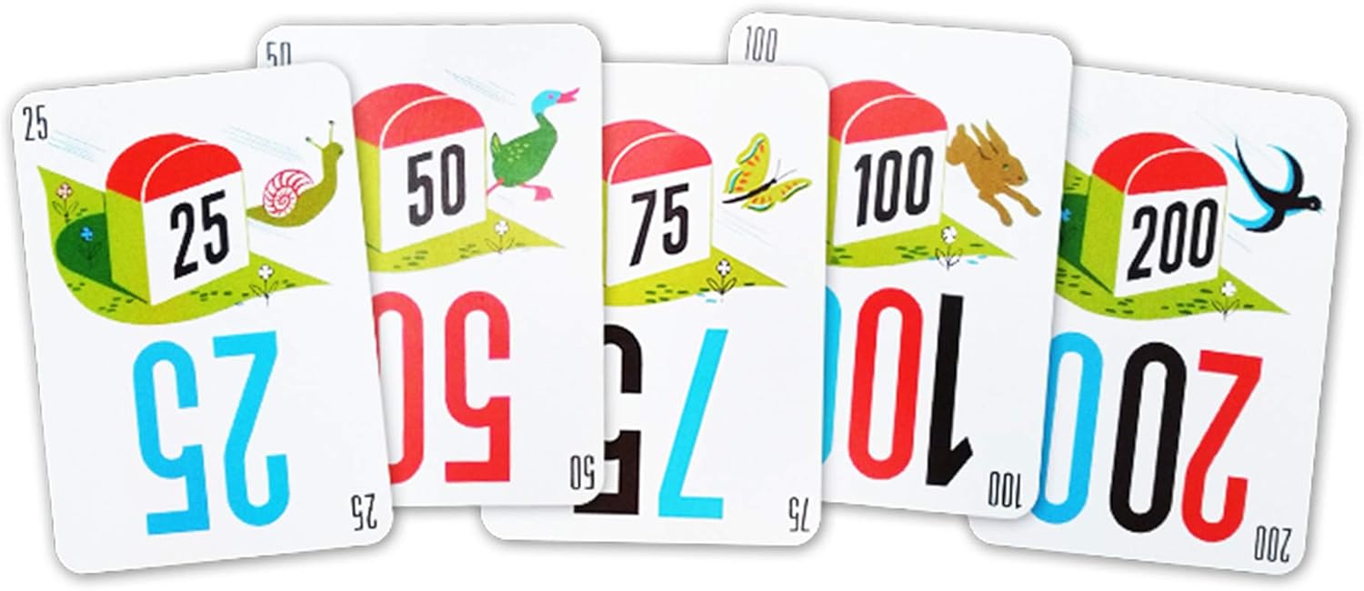 Mille Bornes Card Game in Colorful Tin: Toys & Games
