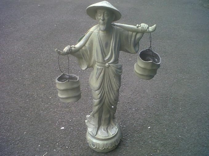 Chinese Water Carrier Garden Ornament Amazon.co.uk Garden & Outdoors