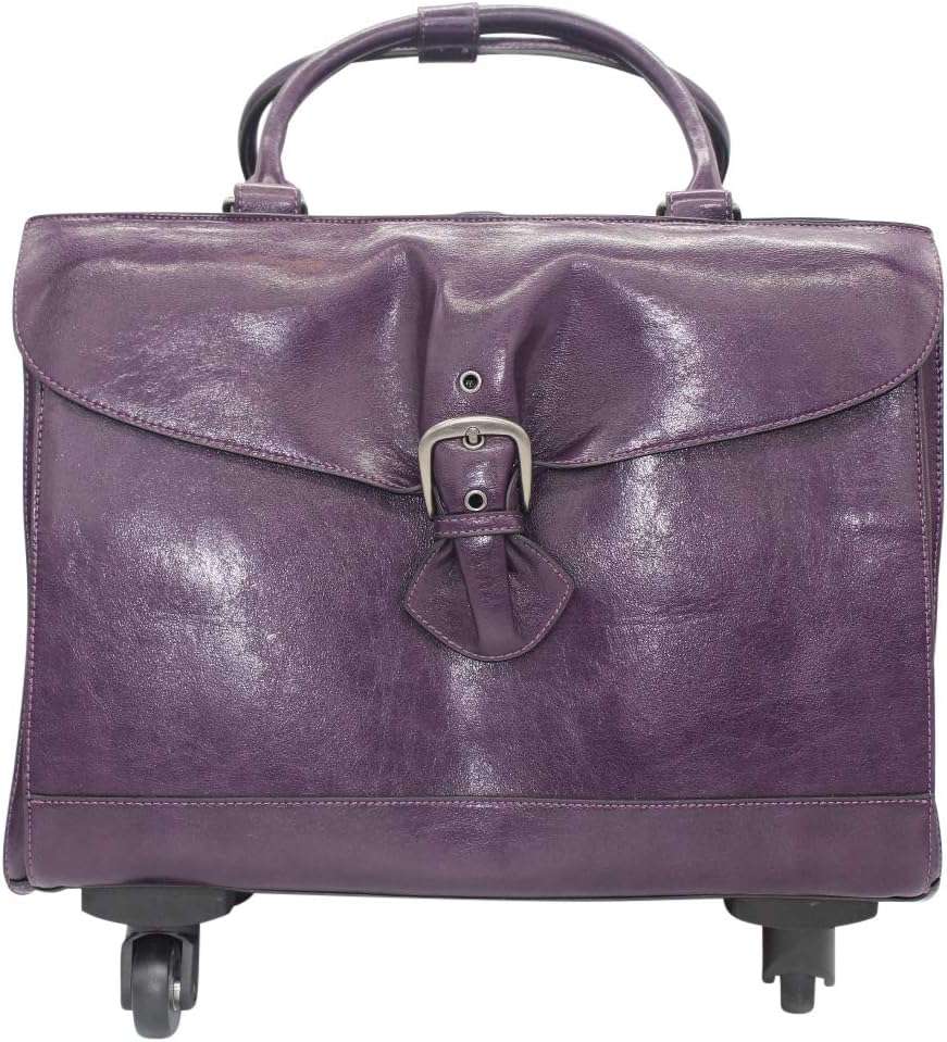 Simply Noelle Cinched Roller Bag, Eggplant