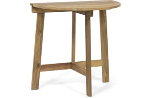 GDFSTUDIO Great Deal Furniture Bistro Table, Natural Finish