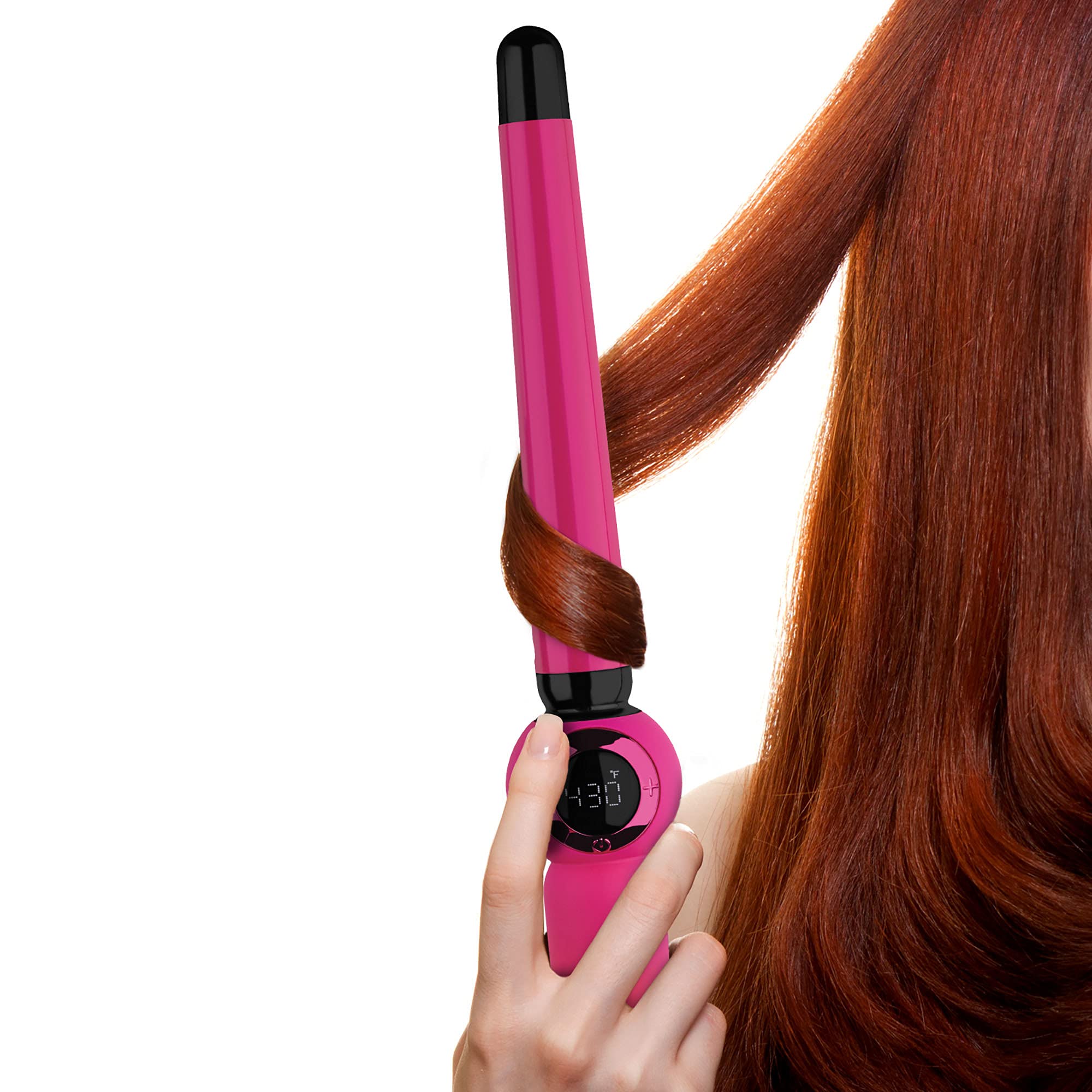 Bed Head Rock N' Waver Digital Tapered Curling Wand | Natural-Looking, Textured Waves, (3/4-1 in)