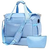 Sports Gym Bag for Women, Travel Duffel Bag with