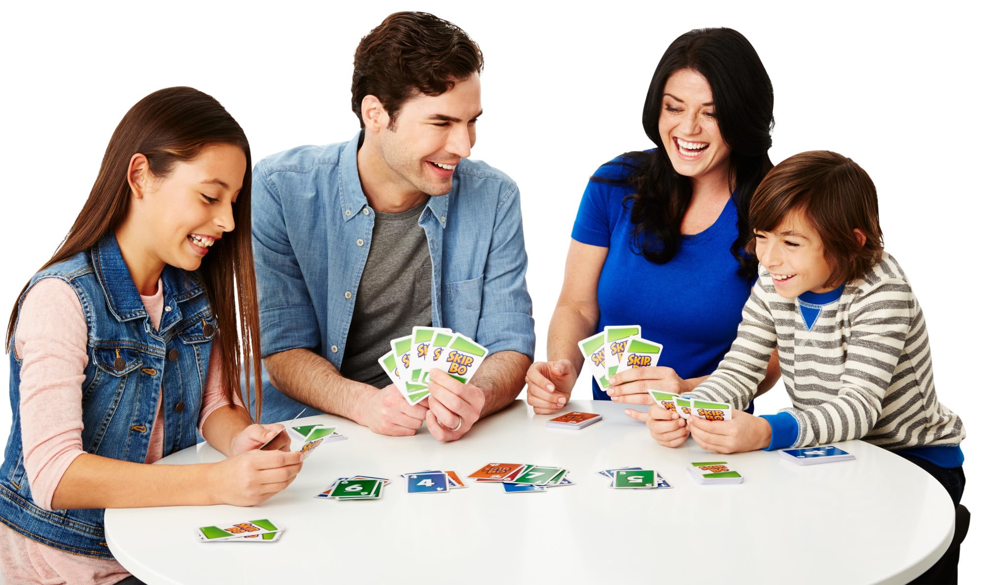 Mattel Games Skip-BO, Kartenspiele für die Famile, Perfekt als Kinderspiel, Reisespiel oder Spiel für Erwachsene, Gesellschaftsspiel, für 2-6 Spieler, ab 7 Jahren, 52370 2