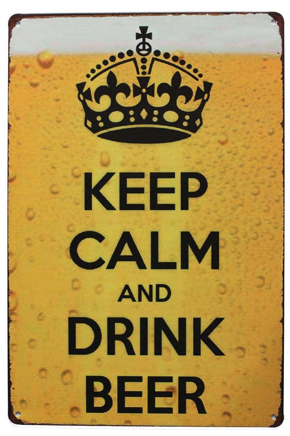 Large Selection Keep Calm And Drink Beer Vintage Metal Sign Quick Answers Petrolepage Com