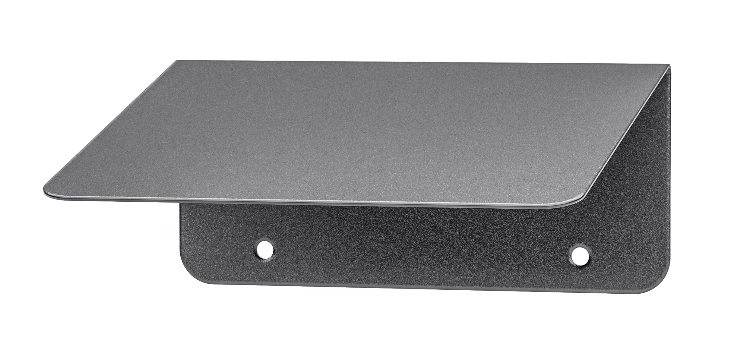 ALBERTS 355296 Vogelhäuschen Schrägschutzdach Bird Feeder, matt Black