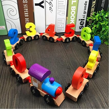 Balai Wooden Train Toys With Digital Numbers #wooden #toy #train #sets #for #toddlers Balai Wooden Train Toys With Digital Numbers