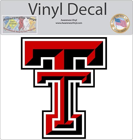 Orajet Texas Tech TTU Red Raiders calcomanía de Vinilo, 45.72cm: Amazon