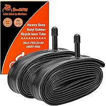 24 Inch Bike Tire Tube 2-PCS 24 Heavy Duty Bike Tubes