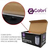 G Gabri Hair Foil Highlighting 328ft Roll Salon Balayage Silver Aluminium view 4