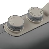 DeLonghi HFS70B24.GY 2400W Fan Heater Grey Quiet Vertical Horizontal 3 Settings view 2
