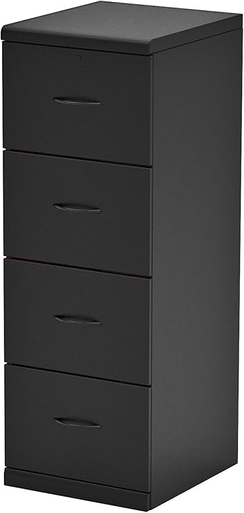 Amazon Com Z Line Designs 4 Drawer Black Vertical File Cabinet