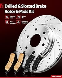 Torchbeam Rear Brake kit|Brake Pads and Rotors Kit