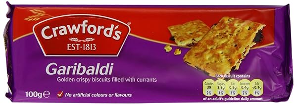 CRAWFORDS GARIBALDI BISCUITS, 100 GRAM (PACK OF 12)
