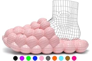 Afellicy Massage Bubble Slides for Women and Men,Funny Golf Spa Slippers Indoor and Outdoor Non-Slip Bath Shower Shoes Bedroom House Gym Basketball Slides Pillow Sandals Breathe Slipper