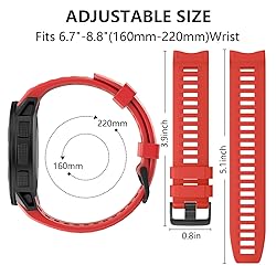 MYSNBKN Compatible with Garmin Instinct Band, Soft